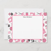 Naaigoed met platte nokken kaart (Voorkant)