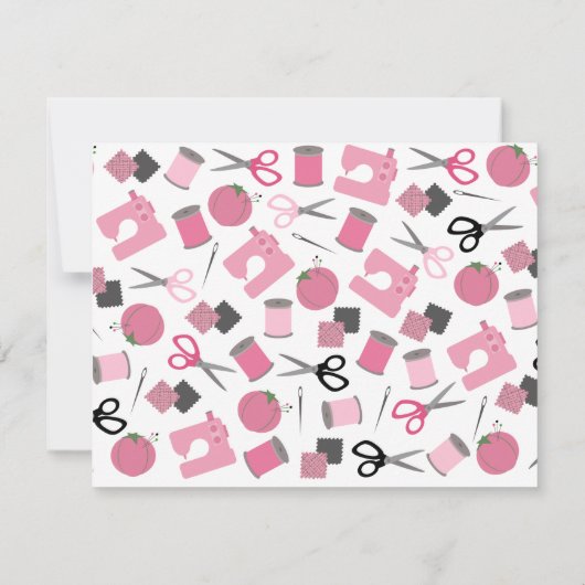 Naaigoed met platte nokken kaart (Achterkant)