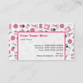 Naaigoed met Visitekaartje (Achterkant)