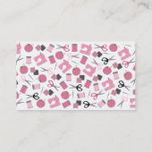 Naaigoed met Visitekaartje (roze) (Achterkant)