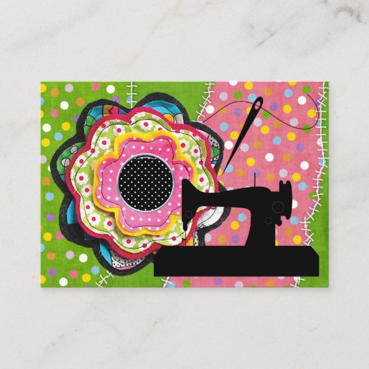 Naaigoed/naaddruk Visitekaartje (Voorkant)