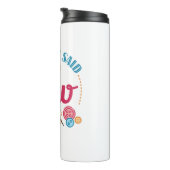 Naaigoed omdat ik zaag thermosbeker (Geroteerd rechts)