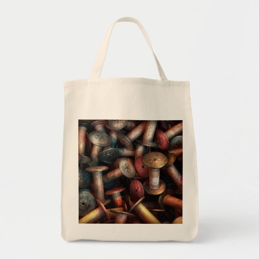 Naaigoed - spillen tote bag (Voorkant)
