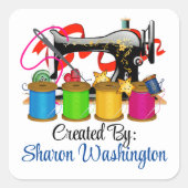 Naaigoed STICKER (Voorkant)