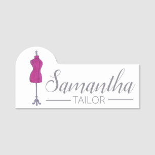 Naaigoed Tailor Dressform Mannequin Boutique Shop Naamplaatje