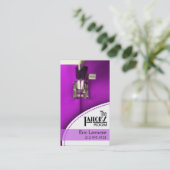 Naaigoed: Tailor, Dressmaker, Ontwerper, Seamstres Visitekaartje (Staand voorkant)