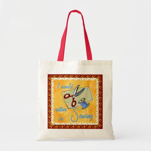 Naaigoed Tote Bag (Voorkant)