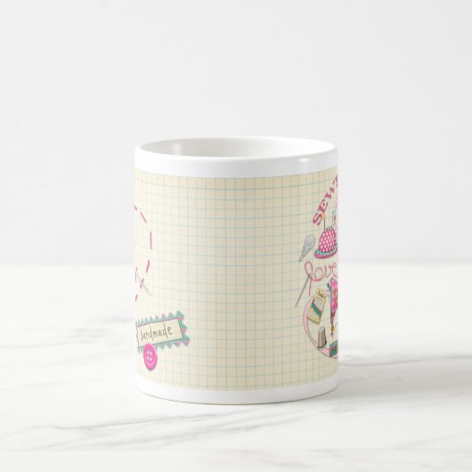 Naaigoed van dressmaker koffiemok (Center)