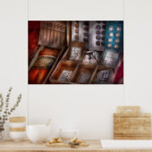 Naaigoed - Verse knoppen voor verkoop Poster (Keuken)