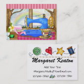 Naaigoed Visitekaartje (Voorkant / Achterkant)