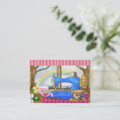 Naaigoed Visitekaartje (Staand voorkant)