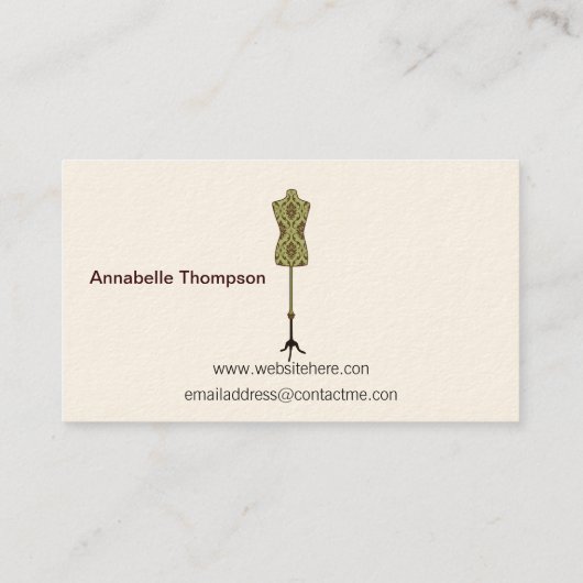 Naaigoed Visitekaartje (Achterkant)