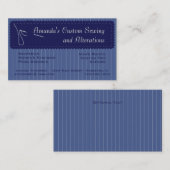 Naaigoed Visitekaartje (Voorkant / Achterkant)