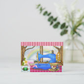 Naaigoed Visitekaartje (Staand voorkant)