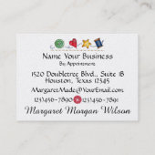 Naaigoed Visitekaartje (Achterkant)