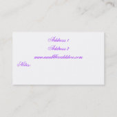 Naaigoed Visitekaartje (Achterkant)