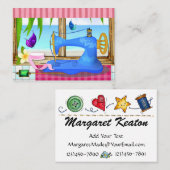 Naaigoed Visitekaartje (Voorkant / Achterkant)