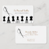 Naaigoed Visitekaartje (Voorkant / Achterkant)