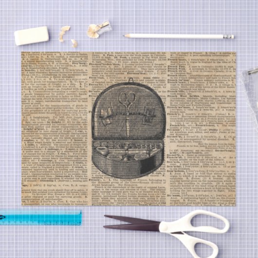 Naaigoedgereedschap Woordenboek Art. 10lb-weefselp Tissuepapier (Craft)