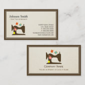 Naaigoednaaimachine - Eenvoudige afbeelding Visitekaartje (Voorkant / Achterkant)