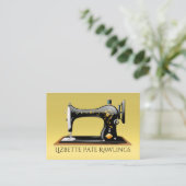 Naaigoedvormer Visitekaartje Contactkaartje (Staand voorkant)