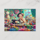 Naaigoedvormer Visitekaartje Contactkaartje (Voorkant)