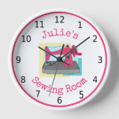 Naaigoel, roze  machine, gepersonaliseerd (Voorkant)