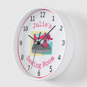 Naaigoel, roze  machine, gepersonaliseerd (Hoek)