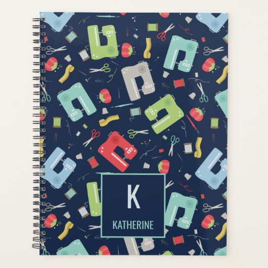 Naaigoermachine Naadbestendigheidspatroon Planner (Voorkant)