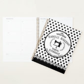 Naaigouwers zwart-wit planner (Display)