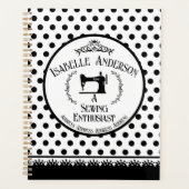 Naaigouwers zwart-wit planner (Voorkant)