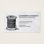 Naaigraan Spool Visitekaartje (Voorkant)