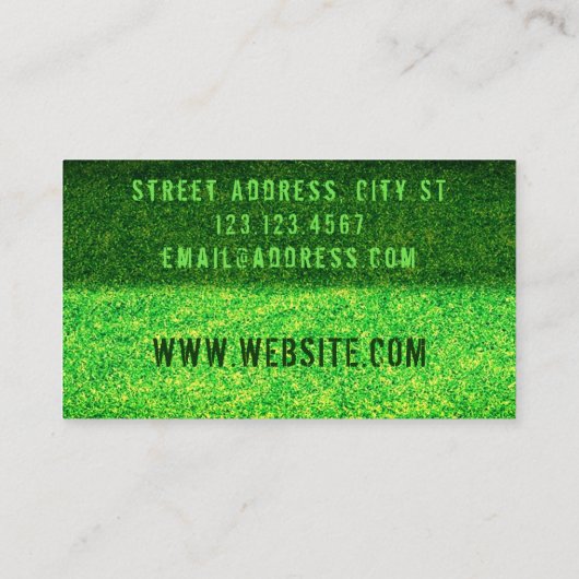 Naaigras Visitekaartje (Achterkant)