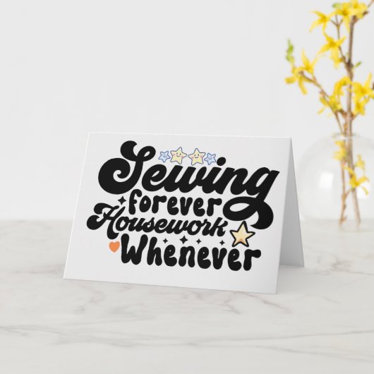 Naaigrens Kaart (Gele Bloem)