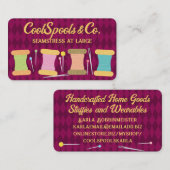 Naaigroeipennaalden naaddruk visitekaartje (Voorkant / Achterkant)