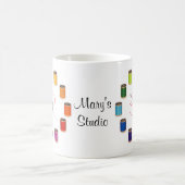 Naaigronden, naalden en draden koffiemok (Center)