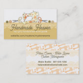 Naaigrootknoppen voor schaar, plaats naaddruk visitekaartje (Voorkant / Achterkant)