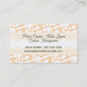 Naaigrootknoppen voor schaar, plaats naaddruk visitekaartje (Achterkant)