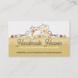 Naaigrootknoppen voor schaar, plaats naaddruk visitekaartje