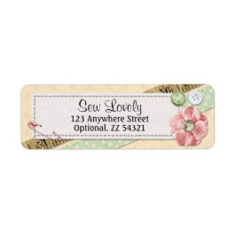 Naaigrootte, Buttonnen en het Adres van de Terugke Etiket