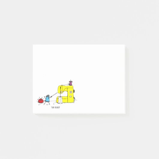 Naaigrootte notities post-it® notes (Voorkant)