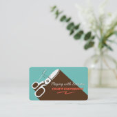 Naaigruitschroefdraadschaar naadloze verwatering visitekaartje (Staand voorkant)