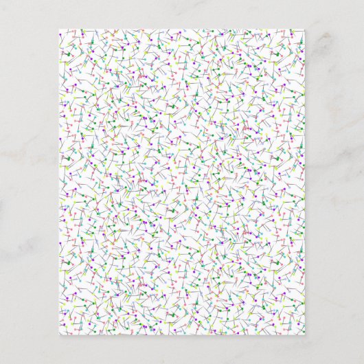 Naaiguurspelden White Dressmaker Seamstress Tailor Flyer (Achterkant)