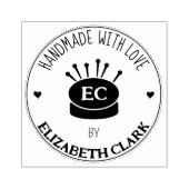 naaihandgemaakt met liefde, rubberstempel (Afrduk)