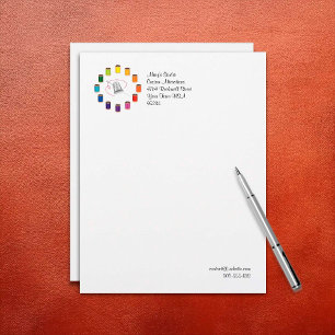 Naaihoedje, Naald en Draden Briefhoofd