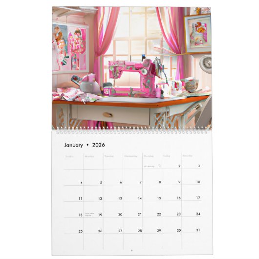 Naaikamerkalender Kalender (Jan 2026)