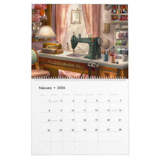 Naaikamerkalender Kalender (Feb 2026)