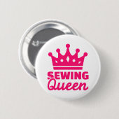 Naaikoningin Ronde Button 5,7 Cm (Voorkant /achterkant)