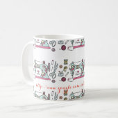 "Naaikunst" Koffiemok (Voorkant links)