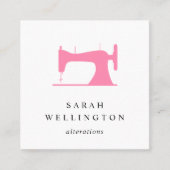 naaimachine | Aanpassingen zeemacht Vierkante Visitekaartje (Voorkant)